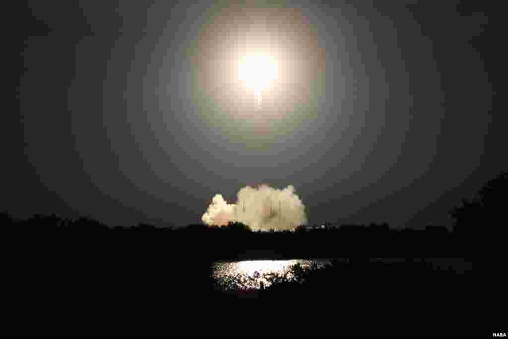 SpaceX's Falcon 9 rocket lifts off from Space Launch Complex 40 at Cape Canaveral Air Force Station carrying the Dragon resupply spacecraft to the International Space Station. Liftoff was at 4:47 a.m. EST on Saturday, Jan. 10, 2015.
