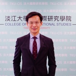 位於台北的淡江大學國際研究所副教授張福昌