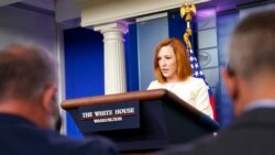 White House press secretary Jen Psaki speaks during the daily briefing at the White House in Washington, Oct. 4, 2021.