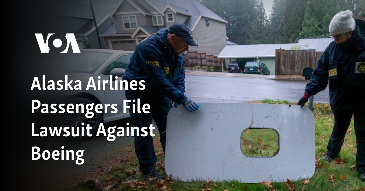 Alaska Airlines Passengers File Lawsuit Against Boeing