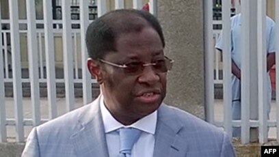 Alexis Thambwe Mwamba, à l'époque ministre des Affaires étrangères de la République Démocratique du Congo, à Kinshasa, RDC, 20 mars 2016. (AFP / Bienvenu-Marie BAKUMANYA)
