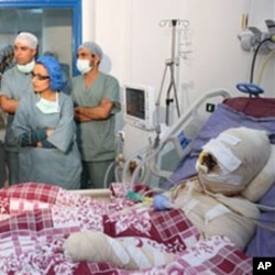 Mohamed Bouazizi, a young man who set himself on fire after police confiscated fruit and vegetables he sold without a permit at a market in Tunis, Tunisia (file photo)