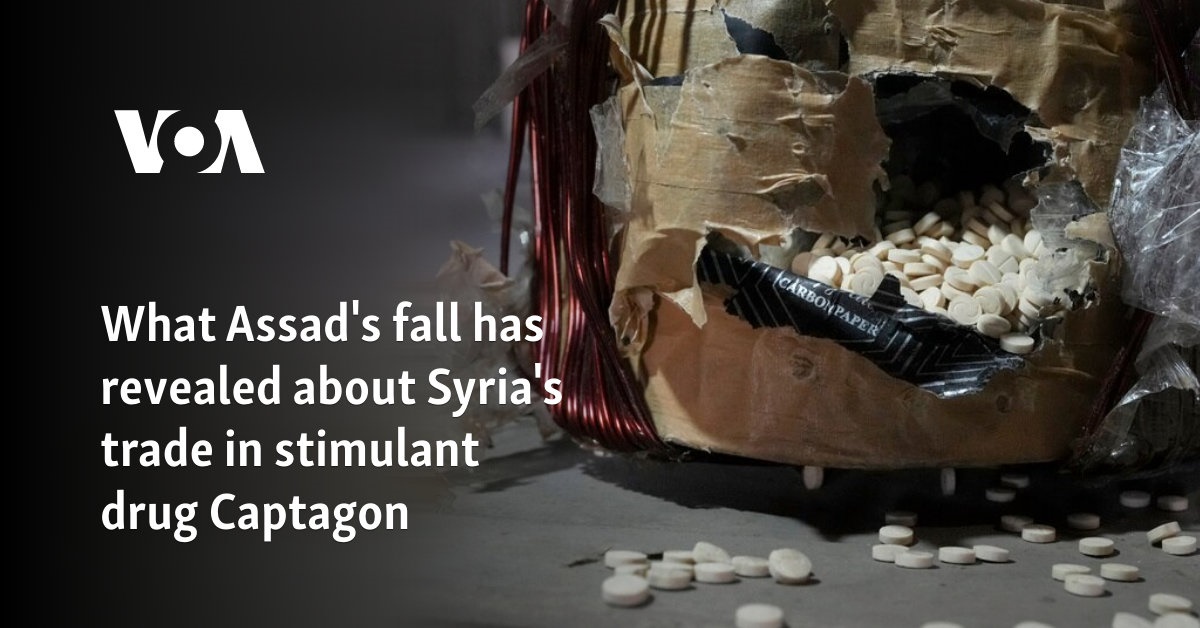 What Assad’s fall has revealed about Syria’s trade in stimulant drug Captagon