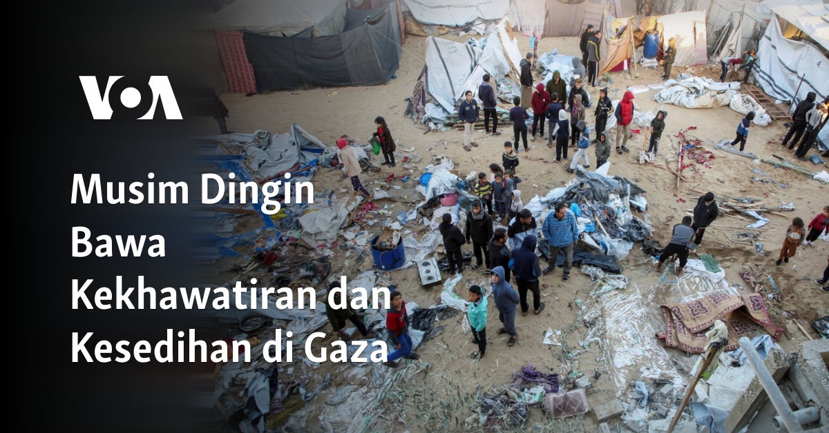 Musim Dingin Bawa Kekhawatiran dan Kesedihan di Gaza