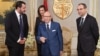Le président tunisien Béji Caïd Essebsi rencontre le ministre italien de l'Intérieur, Matteo Salvini, à Tunis, le 27 septembre 2018.