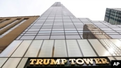 FILE - Trump Tower iri muNew York, March 16, 2016.