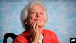 Mantan ibu negara AS, Barbara Bush (8 Juni 1925 - 17 April 2018).