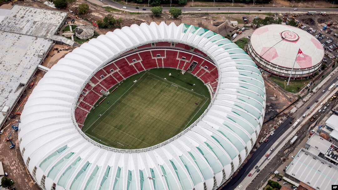 Sân vận động Beira Rio ở Poto Alegre, Brazil nơi sẽ diễn ra World Cup 2014