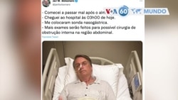 Manchetes Mundo 3 Janeiro: Brasil - Presidente Jair Bolsonaro hospitalizado com um bloqueio intestinal