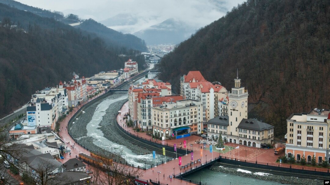 Kawasan ski resort Rosa Khutor, Sochi, Rusia,12 Januari 2018. (Foto: dok). 