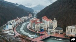 Kawasan ski resort Rosa Khutor, Sochi, Rusia,12 Januari 2018. (Foto: dok). 