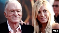 Hefner, quien le lleva 60 años a Harris, se iba a casar por tercera vez el pasado 18 de junio (2011).