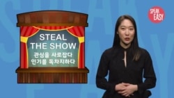 [Speak Easy] 관심을 독차지하다 'Steal the show'