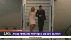 Emmanuel Macron s'adresse à son armée stationnée à Abidjan