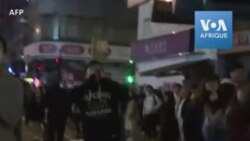 Affrontements entre police et manifestants prodémocratie à Hong Kong le Jour de l'an