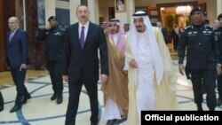 Prezident İlham Əliyevin və Səudiyyə Ərəbistanının kralı Salman bin Əbdüləziz Əl Səud 