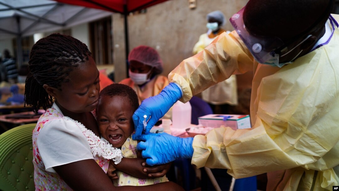 Vaksinasi Ebola di Beni, Kongo, 13 Juli 2019. (Foto: dok).