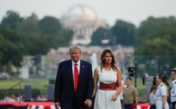 U.S. President Donald Trump holds 4th of July U.S. Independence Day celebrations at the White House.