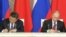 俄罗斯总统普京与中国国家主席习近平2013年3月举行会晤(资料照片美国之音视频截图)