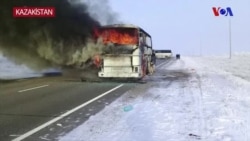 Kazakistan’daki Otobüs Kazasında 52 Kişi Öldü