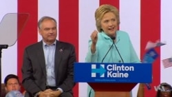 Clinton, Kaine Promote Message of Optimism in Florida