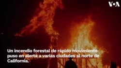 Incendio forestal en California deja ciudad en ruinas