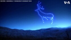Drone Display Illuminates Scottish Sky