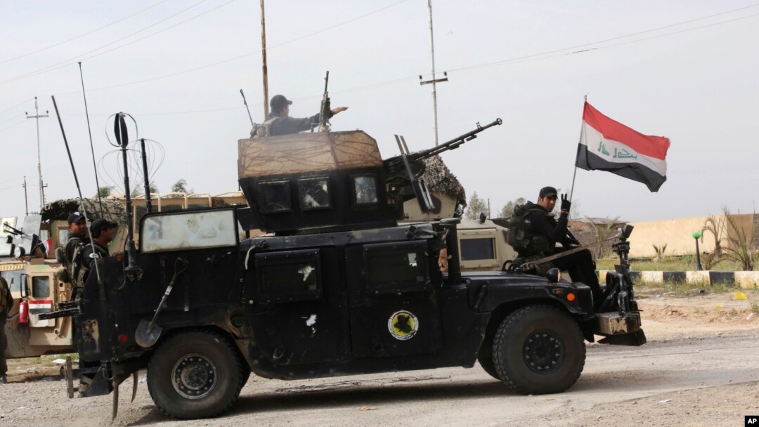 Militer Irak siaga di Tikrit, utara Baghdad (foto: dok).