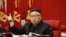 FILE - In this image distributed by the North Korean government, North Korean leader Kim Jong Un speaks during the 3rd Plenary Meeting of the 8th Central Committee of the Workers' Party of Korea in Pyongyang, North Korea, June 17, 2021.