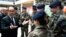 French President Francois Hollande speaks to young soldiers at the military school of Saint-Cyr-Coetquidan in Guer, Jan. 14, 2016.