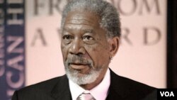 A pesar de sus 72 años, Morgan Freeman luce una buena apariencia y muchas ganas de continuar en la industria cinematográfica.