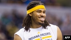 L'attaquant d'Indiana Pacers Chris Copeland 