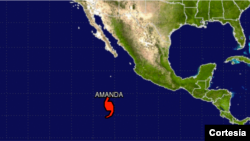 Gráfico del Centro Nacional de Huracanes de Estados Unidos.