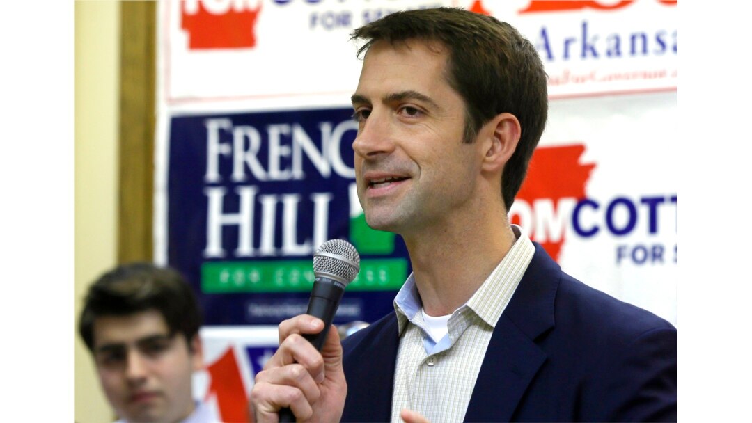Senator Tom Cotton (R-Ark) was one of four senators to send a letter to the White House on May 7.
