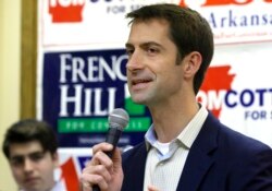 Sen. Tom Cotton, shown in a May 31, 2019 photo, introduced the Protecting our Pharmaceutical Supply Chain from China Act of 2020, which would ban the use of federal funds to purchase drugs manufactured in China.