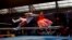 Veteran cholita wrestler Jennifer Dos Caras, 45, competes in the ring with Randy Four in El Alto, Bolivia, Jan. 21, 2019.