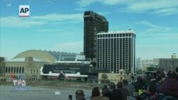 فیلمی از تخریب ساختمان کازینوی ترامپ در آتلانتیک سیتی