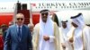 Cumhurbaşkanı Recep Tayyip Erdoğan ve dönemin Katar Şeyhi Tamim bin Hamad Al Thani 2017'de Doha'da.