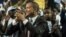 Moïse Katumbi na lisanga na ye "Ensemble pour le changement" na Johannesburg, Afrique du Sud, le 12 mars 2018.