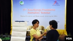 Asia Europe Journalist Seminar (သတင်းဓာတ်ပုံ - စည်သူနိုင်)