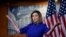 Speaker of the House Nancy Pelosi, D-Calif., speaks during a news conference at the Capitol in Washington, Aug. 27, 2020. 