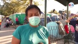 Recuento de campamento de migrantes improvisado en Reynosa