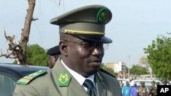 Niger's number two junta leader Colonel Abdoulaye Baide during ceremonies for the 50th anniversary of the country's independence in Niamey, 03 Aug 2010