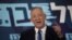 Blue and White party leader Benny Gantz addresses media in Tel Aviv, Israel, Nov. 20, 2019. Gantz has failed to form a new government by a deadline, dashing his hopes of toppling the long-time Israeli Prime Minister Netanyahu.