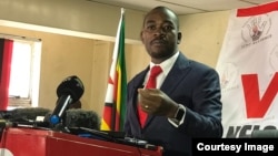 MDC Leader Nelson Chamisa