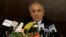 FILE - Former U.S. official Zalmay Khalilzad speaks during a news conference at Serena Hotel in Kabul, Afghanistan.