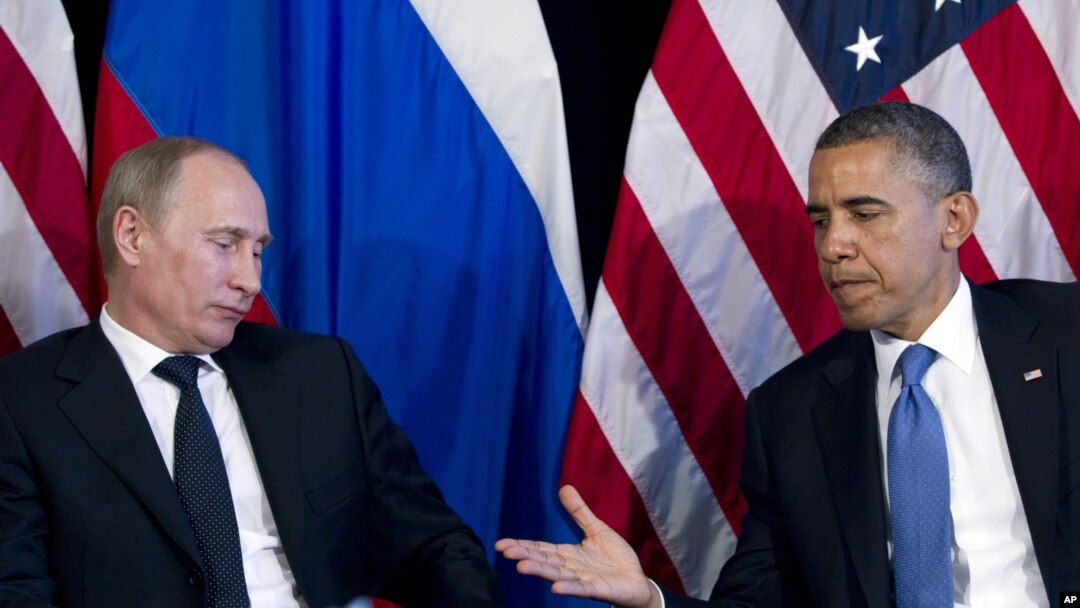Rossiya va AQSh prezidentlari Vladimir Putin va Barak Obama