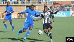 FILE: A soccer match between rivals - Highlanders and Dynamos soccer clubs featuring in the Premier Soccer League.