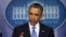 AQSh prezidenti Barak Obama jurnalistlar bilan muloqotda, 30-aprel, 2013-yil.
