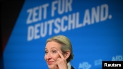 mgombea wa mrembo wa kulia AfD Weidel Desemba 7, 2024